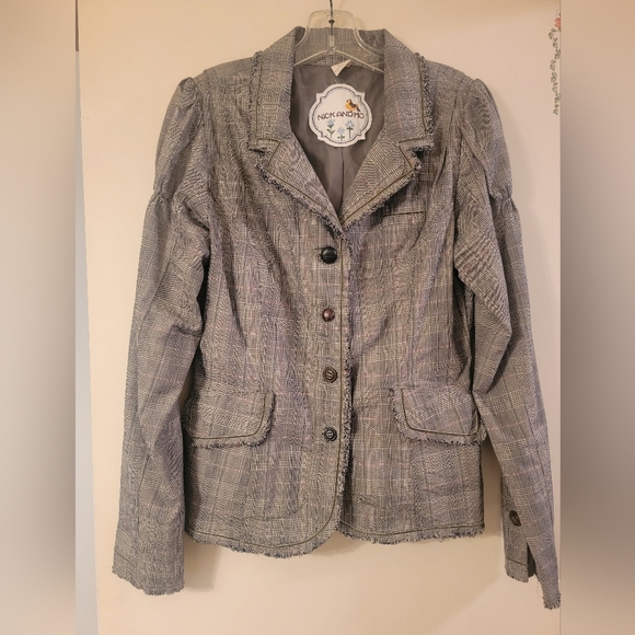 Woman's Blazer style Jacket by Nick & Mo Size L - Picture 1 of 9